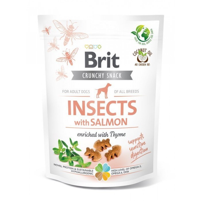 Brit insects with salmon 200 g