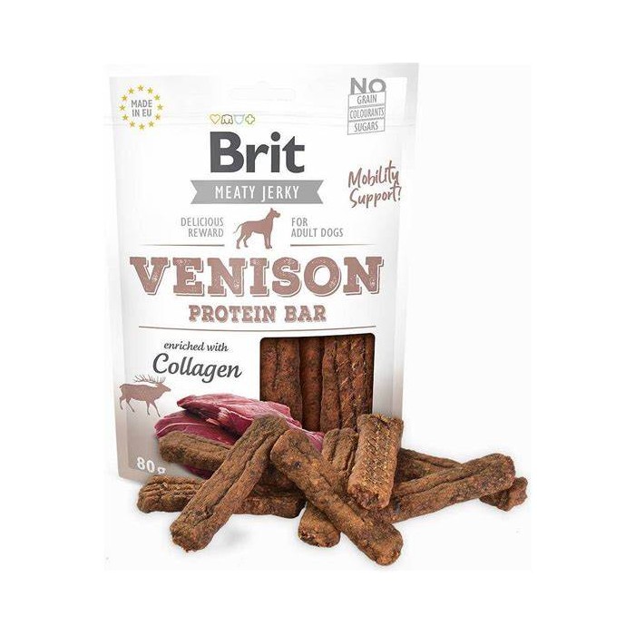 Brit meaty jerky venison 80 g