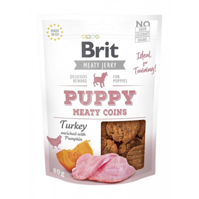 Brit meaty jerky puppy 80g