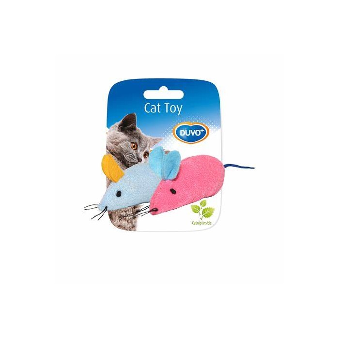 Souris Jouet Bleu/rose 2st...