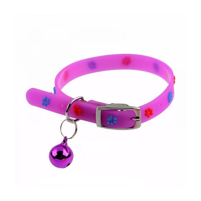 Collier chat en silicone