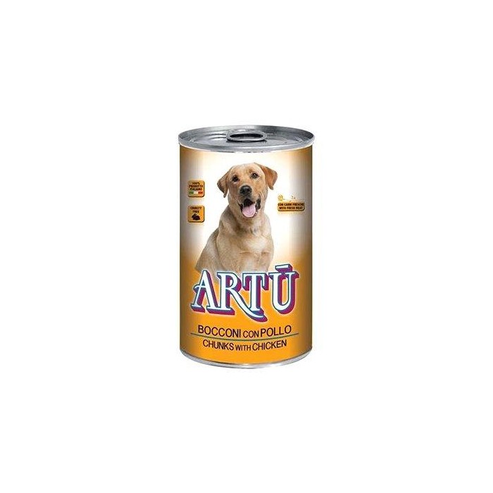 Artu  chien en morceaux de...