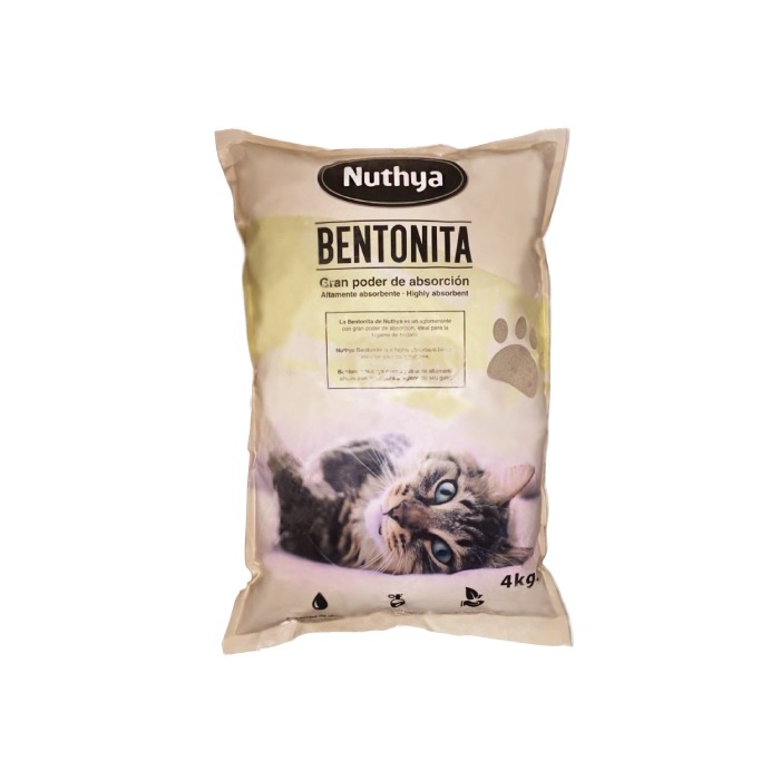 NUTHYA  BENTONITA LITIÈRE 4 KG