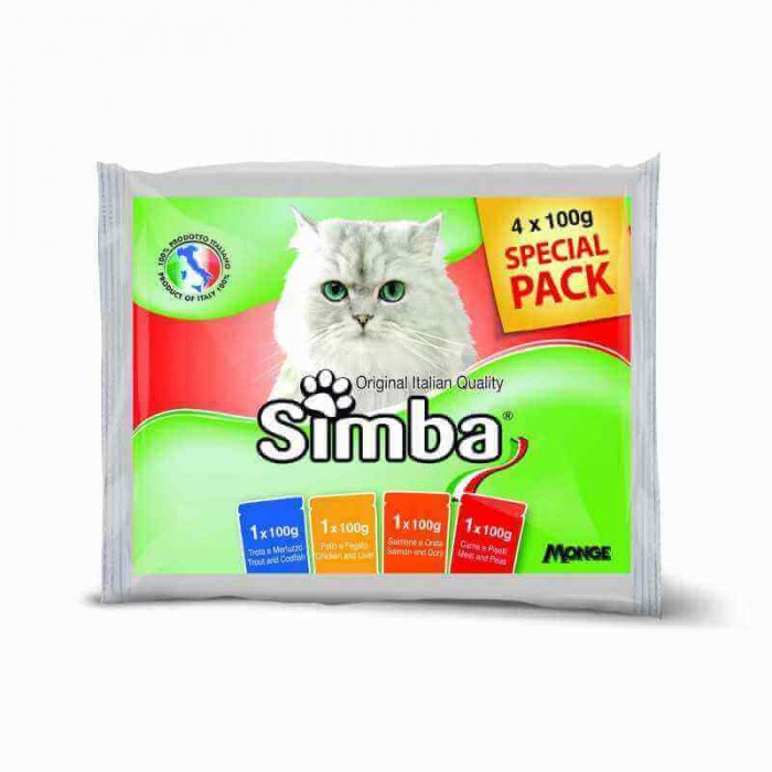 Pack de  4XPochon Simba 100gr